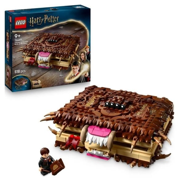 LEGO Harry Potter 76449 Den uhyrlige bog om monstre - Legetøj til drenge i alderen 9 år