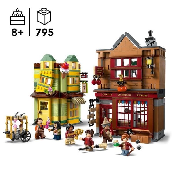 LEGO Harry Potter 76452 Quidditch Tilbehørsbutik og Isbutik Spil Alder 8