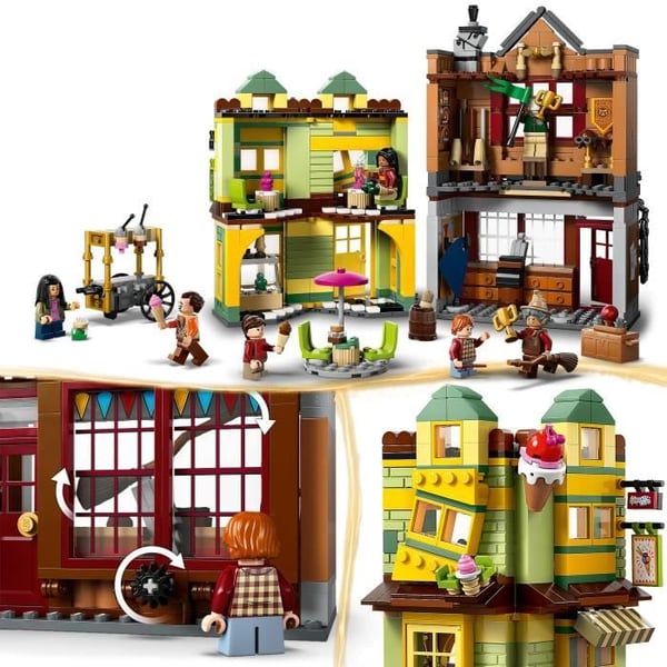 LEGO Harry Potter 76452 Quidditch Tilbehørsbutik og Isbutik Spil Alder 8