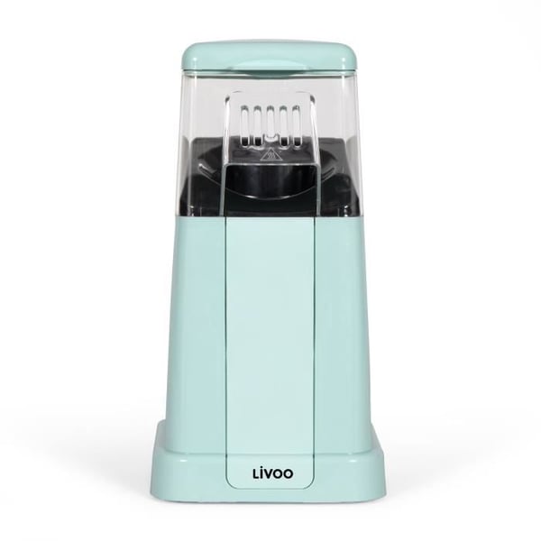 Popcornmaskin - LIVOO - DOM497 - 1200W - 100g majs - Automatisk avstängning - Mätlock - Överhettningsskydd