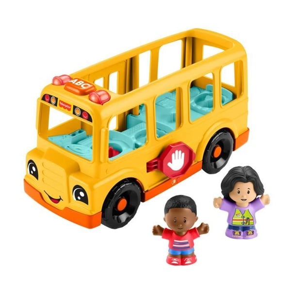 Fisher-Price Little People -koulubussi, työnnettävä musikaaliajoneuvo HYT03