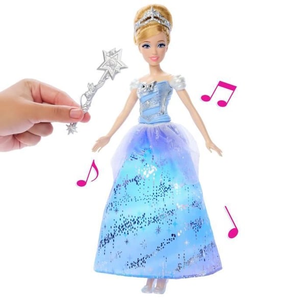 Disney Prinsesse - Askepot Dukke og Hendes Fortryllede Kjole - Disney Prinsesse - JBF94