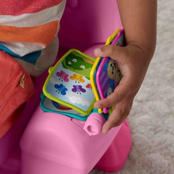 Fisher-Price - Grin & Lær Progressiv Læring - Lyserød Elektronisk Stol - Fisher-Price - JFF07