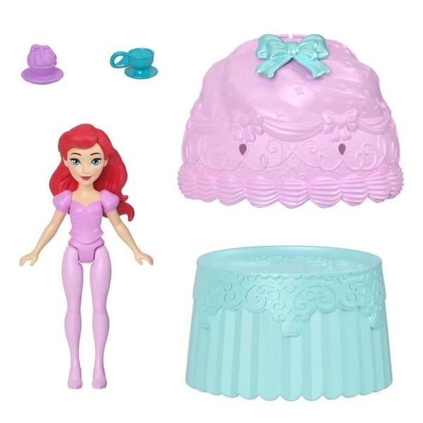 Disney Princess - Cupcake Docka Avslöjande Liten Docka med 5 Överraskningar - Disney Princess - JFG78