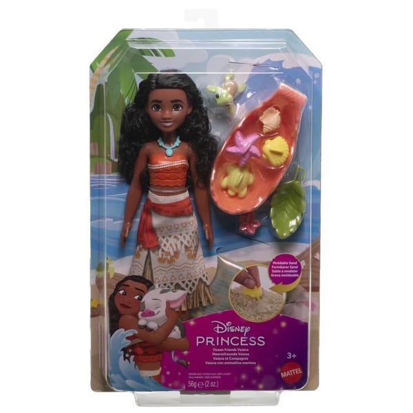 Disney - Vaiana og Co. Dukke med Tilbehør - Disney Prinsesse - JFT12