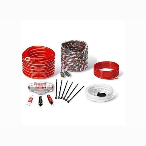 MTX ZNX21K strømforsyningspakke 21mm² 5 meter strømforsyning 0,7m jord RCA-kabel sikringsholder og tilbehør