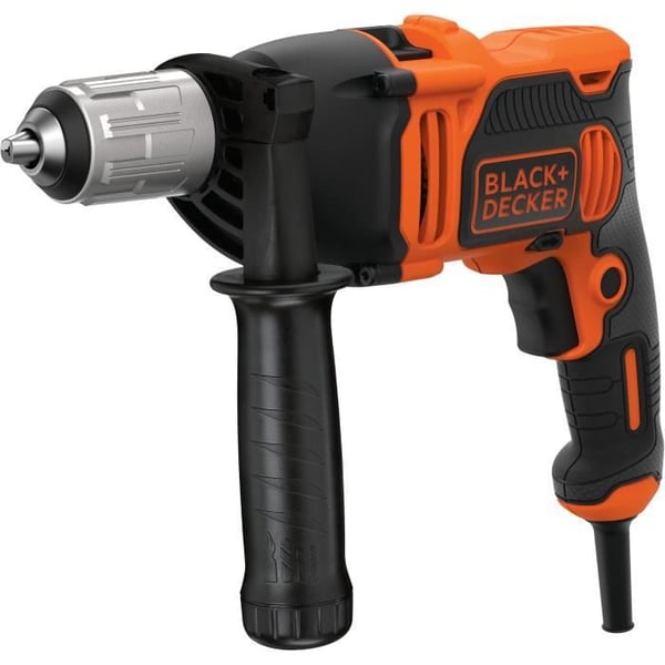 BLACK+DECKER 850 W:n johdollinen iskuporakone - BEH850-QS - Mukana syvyysohjain ja sivukahva