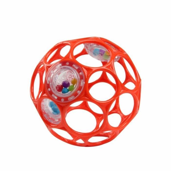 BRIGHT STARS, Oball Easy-Grip Skallra BPA-fri spädbarnsleksak, 0M+