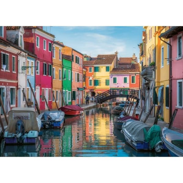 Ravensburger - 1000-bitars pussel - Burano, Italien - Vuxna och barn från 14 år - Premiumkvalitetspussel - 12000623