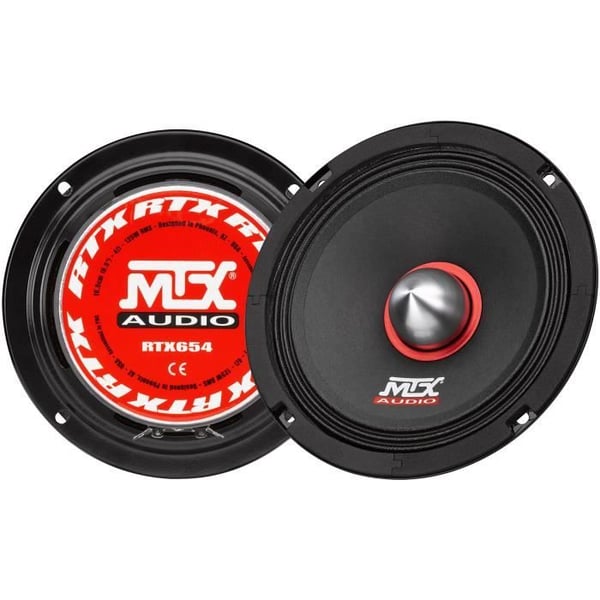 MTX RTX654 Tehokkaat keskiäänielementit 16,5 cm 125 W RMS 4 (myydään erikseen) MTX RTX654 Tehokkaat keskiäänielementit 16,5 cm 125 W RMS 4 (myydään erikseen)