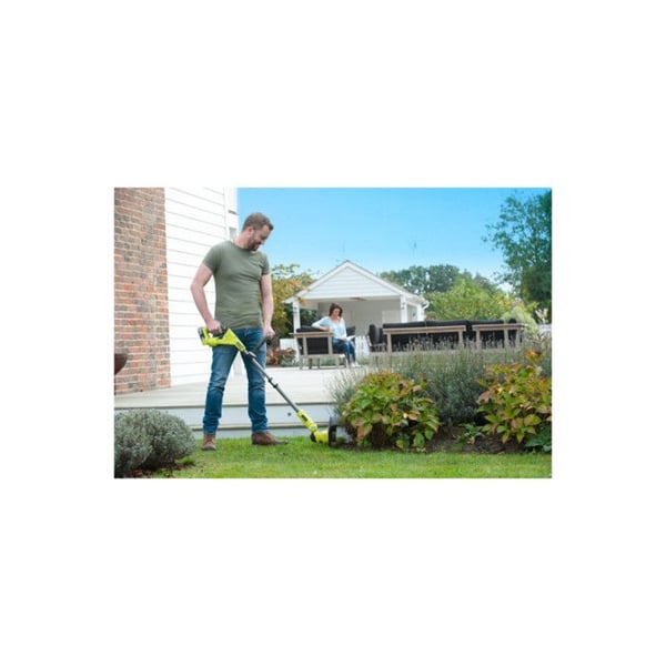 RYOBI - 18V ONE+ HYBRID trimmer/kantklipper - Klippediameter 25-30 cm - 1 x 18V 2,5 Ah batteri og 1 oplader - RLT1831H25F