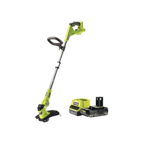 RYOBI - 18V ONE+ HYBRID trimmer/kantklipper - Klippediameter 25-30 cm - 1 x 18V 2,5 Ah batteri og 1 oplader - RLT1831H25F
