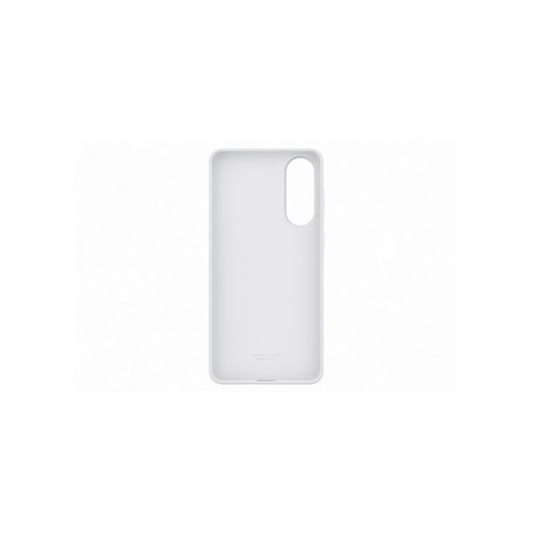 Ultratyndt silikonecover i lysegrå til Samsung Galaxy S25 Edge