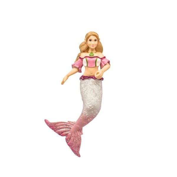 Schleich Havfrue Feya på havet Enhjørningsfigur - Sæt med 3 dele - Funklende prinsessedukke og enhjørningsfigurer med
