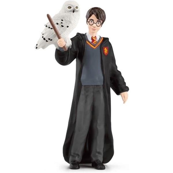 Harry Potter och Hedwig-figur. För barn från 6 år. Schleich 42633 Harry Potter. Trollkarlsvärldens universum