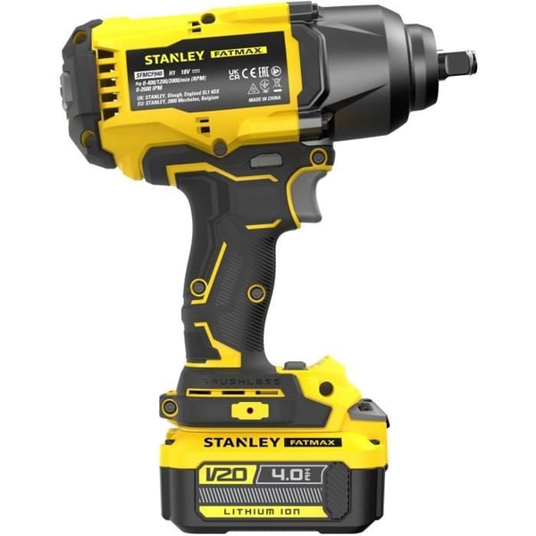 Iskuporakone - STANLEY FATMAX V20 - SFMCF940M1-QW - 1/2 harjaton 950 Nm - litium 18V - 1 akku 4Ah