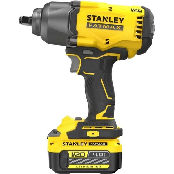 Iskuporakone - STANLEY FATMAX V20 - SFMCF940M1-QW - 1/2 harjaton 950 Nm - litium 18V - 1 akku 4Ah