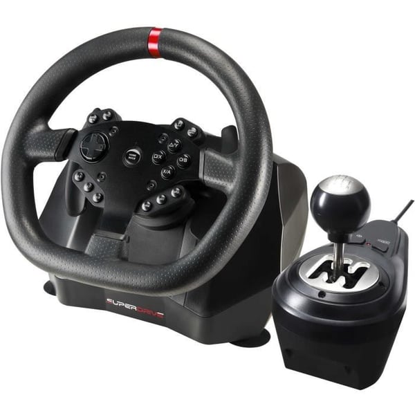 Racingratt - SUPERDRIVE - GS950-X - 900° - Manuell växelspak - 3 pedaler - Paddlar