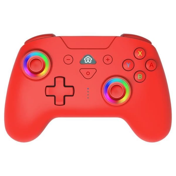 Trådlös kontroll - SUBSONIC - Switch 2 / Switch - Programmerbara lysdioder - Vibrationer - Gyroskop - Röd