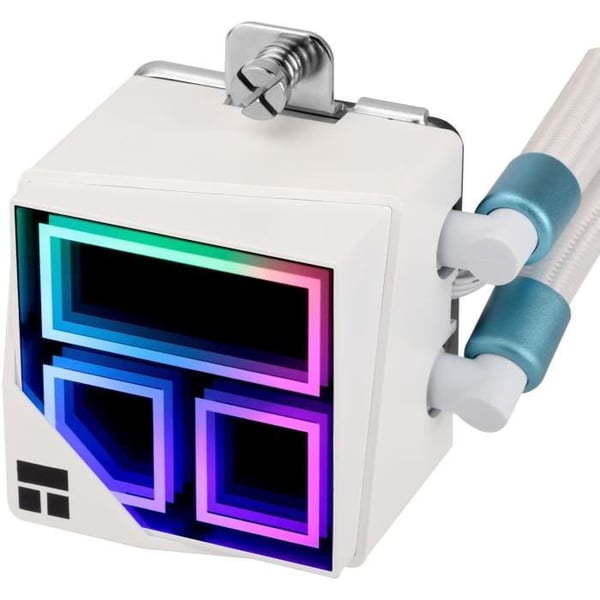 Vandkøling AIO - THERMALRIGHT - Frozen Infinity 240 - Hvid - 2x120mm ARGB blæsere - Intel og AMD kompatibilitet