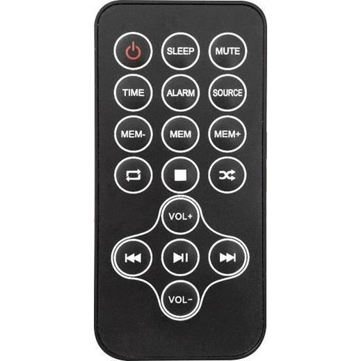 THOMSON DS120CD multimediakaiutintorni 60 W CD-soitin Bluetooth USB FM-radio LED-näyttö musta