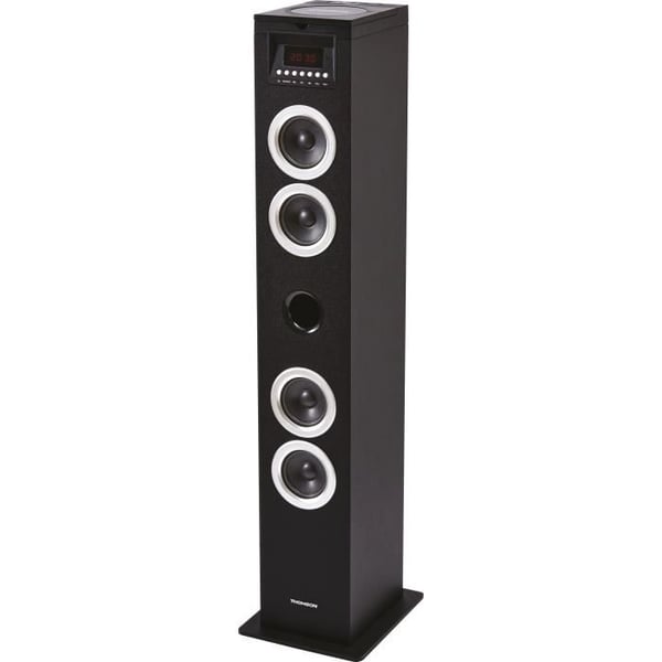 THOMSON DS120CD multimediakaiutintorni 60 W CD-soitin Bluetooth USB FM-radio LED-näyttö musta