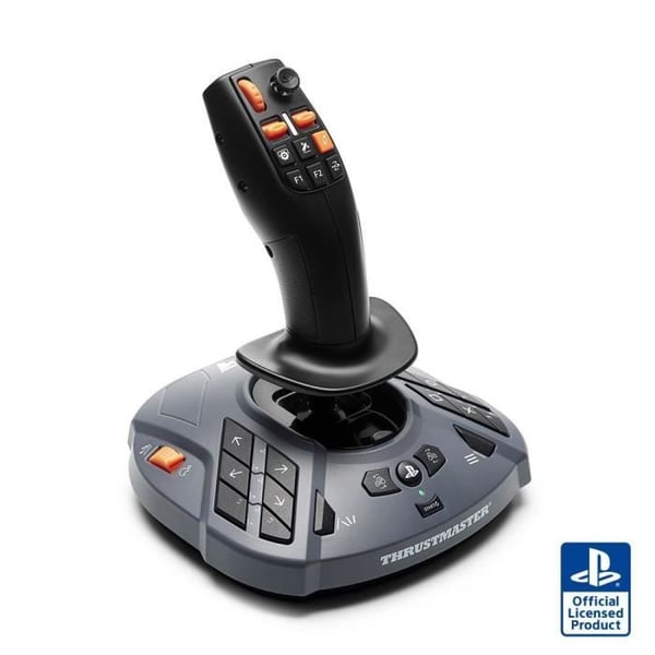 Joystick - THRUSMASTER - SimTask FarmStick - Musta/Harmaa