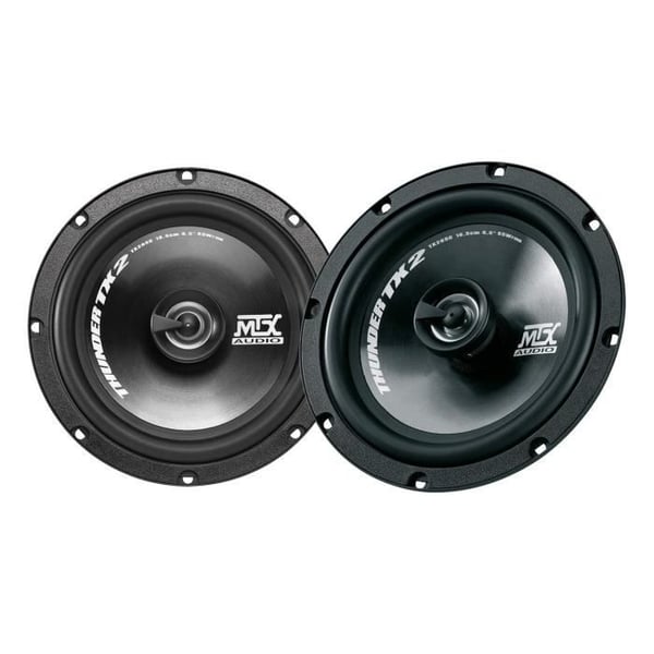 MTX TX265C 16,5 cm:n 2-tie koaksiaaliset autokaiuttimet, 65 W RMS, 40 polypropeenikartio