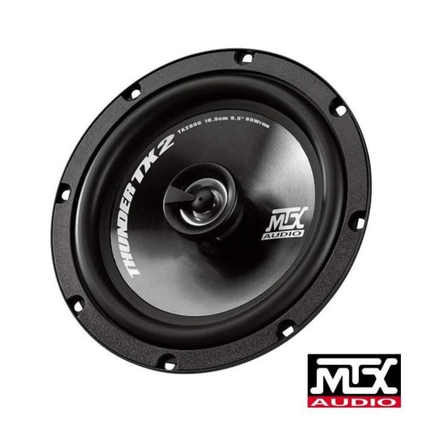 MTX TX265C 16,5 cm:n 2-tie koaksiaaliset autokaiuttimet, 65 W RMS, 40 polypropeenikartio
