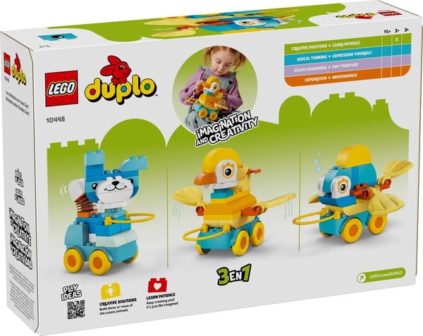 LEGO DUPLO 10448 3-i-1 Dyr på Hjul
