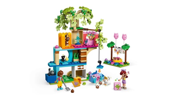LEGO FRIENDS 42666 Kattefødselsdagsfest og træhus