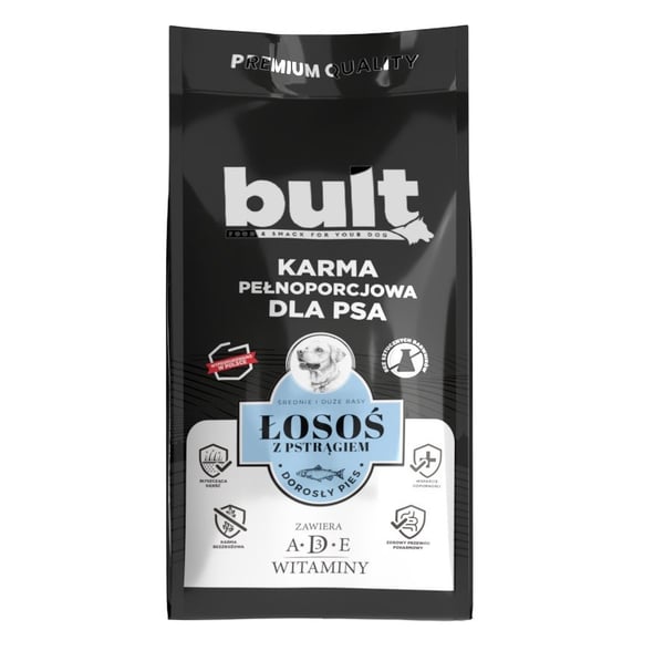 BULT Lax med öring - torrfoder för hundar - 3 kg