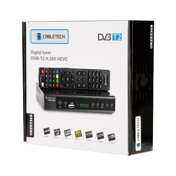 Cabletech DVB-T2 H.265 HEVC dekoder URZ0336