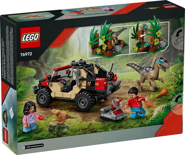 LEGO JURASSIC WORLD 76972 Raptor Offroad-flugt