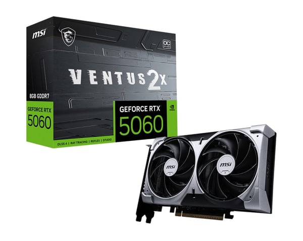 MSI RTX 5060 8G VENTUS 2X OC grafikkort