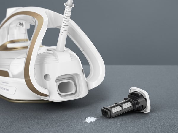 Tefal Puregliss FV8042 Kuiva- ja höyrysilitysrauta Durilium AirGlide Autoclean -pohja 3000 W Pronssi. Valkoinen