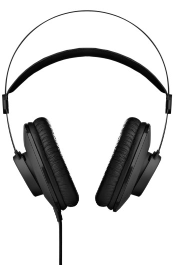 AKG K52 Hörlurar Med Kabel, Huvudband, Scen/Studio, Svarta