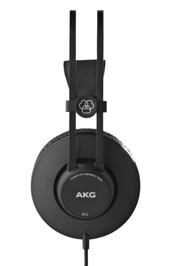 AKG K52 Hörlurar Med Kabel, Huvudband, Scen/Studio, Svarta
