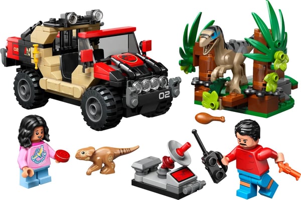 LEGO JURASSIC WORLD 76972 Raptor Offroad-flugt