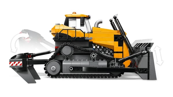 LEGO CITY 60466 Keltainen Puskutraktori