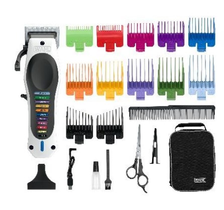 Wahl 3028048 hårtrimmer/klipper Sort. Hvid 10 Lithium-Ion (Li-Ion) Wahl 3028048 hårtrimmer/klipper Sort. Hvid 10 Lithium-Ion (Li-Ion)