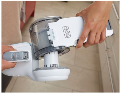 Black & Decker PV1820L handdammsugare Krom Påslös