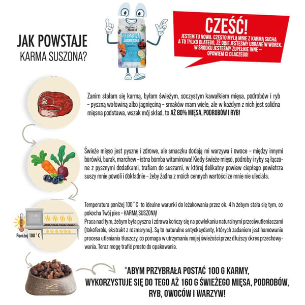 DOLINA NOTECI Premium naudanliha - kuiva koiranruoka - 3 kg