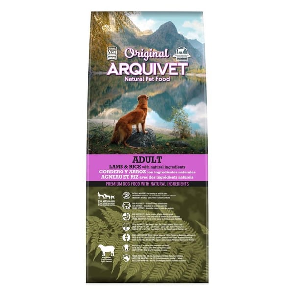 ARQUIVET Original Adult Lamb med ris - torrfoder för hundar - 12 kg