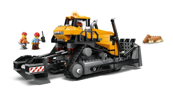 LEGO CITY 60466 Keltainen Puskutraktori