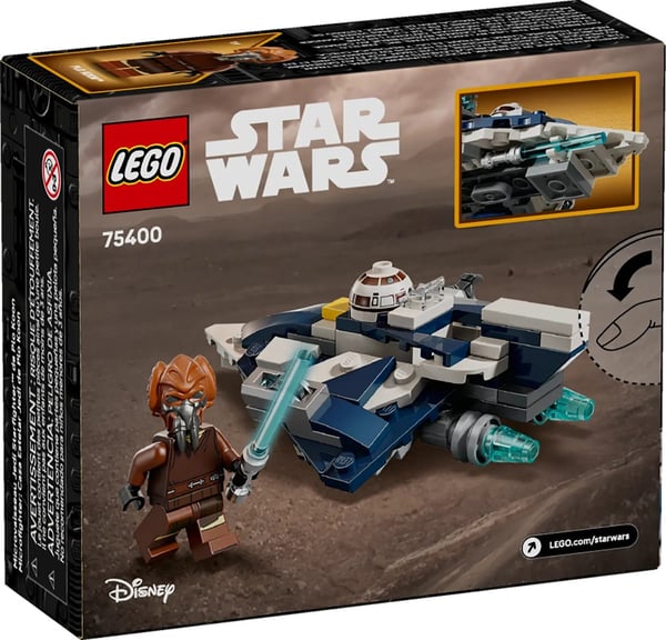 LEGO STAR WARS 75400 Plo Koons Jedi Starfighter Mikrofighter