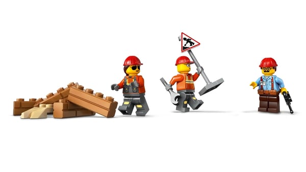 LEGO CITY 60466 Keltainen Puskutraktori