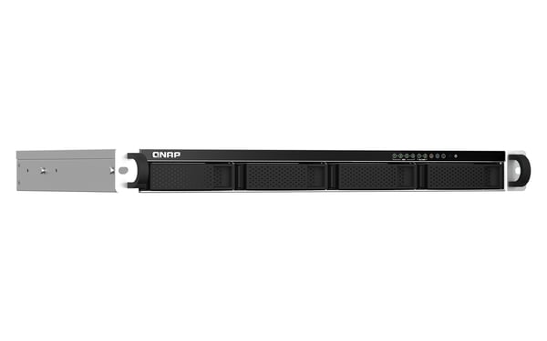 QNAP TS-464eU NAS-rack (1U) Intel® Celeron® N5095 8 GB DDR4 QNAP Turbo-system Sort