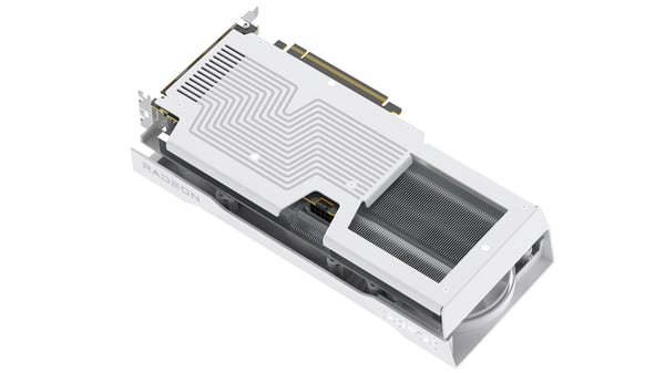 Grafikkort. XFX SWIFT RX 9060XT OC Vit 3-fläktar 16GB