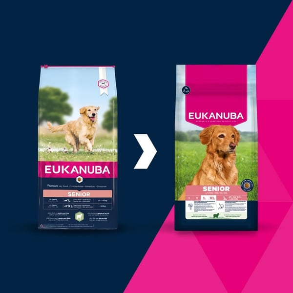 EUKANUBA Senior Large Lamm och Ris 12 kg